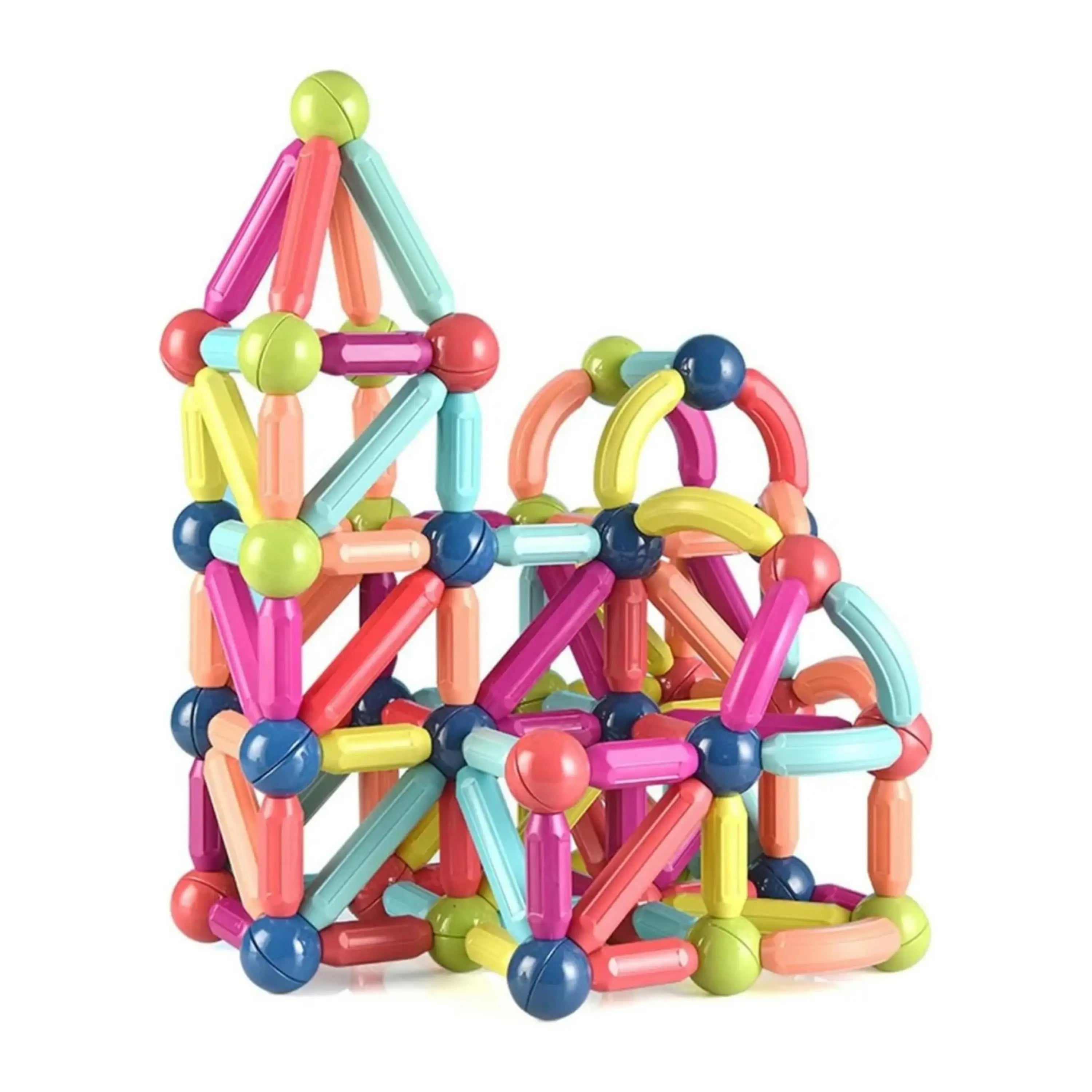 Magnetic Blocks Set – Educational 3D Construction Toys
