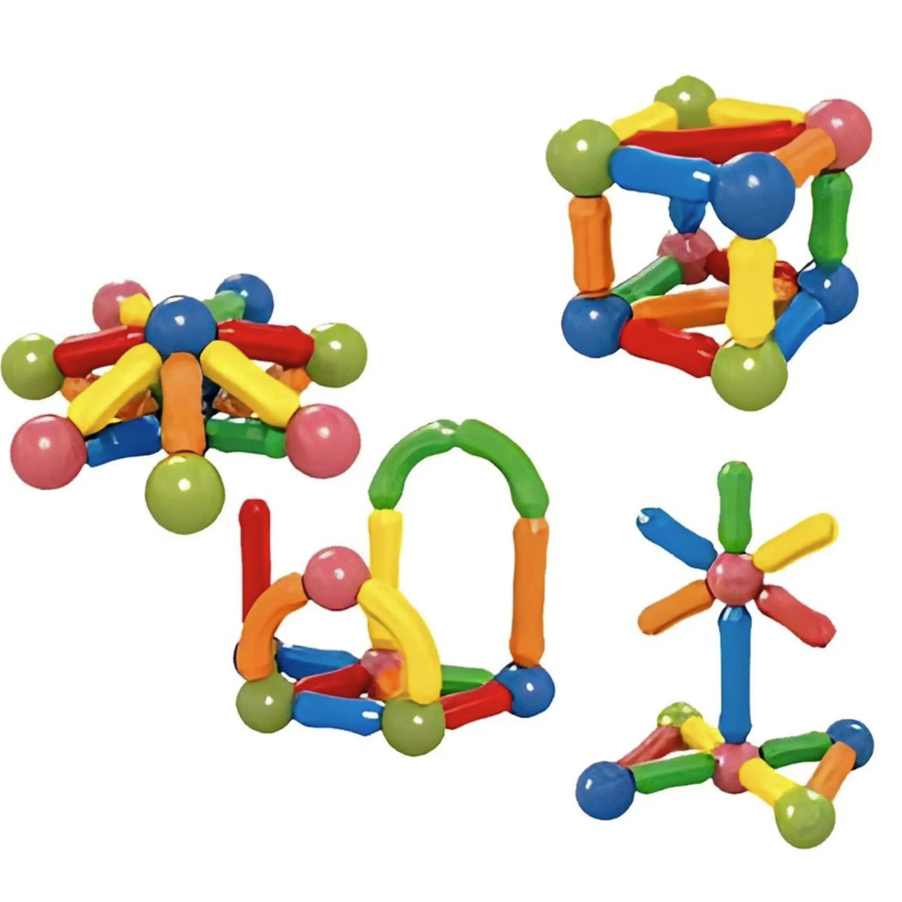 Magnetic Blocks Set – Educational 3D Construction Toys