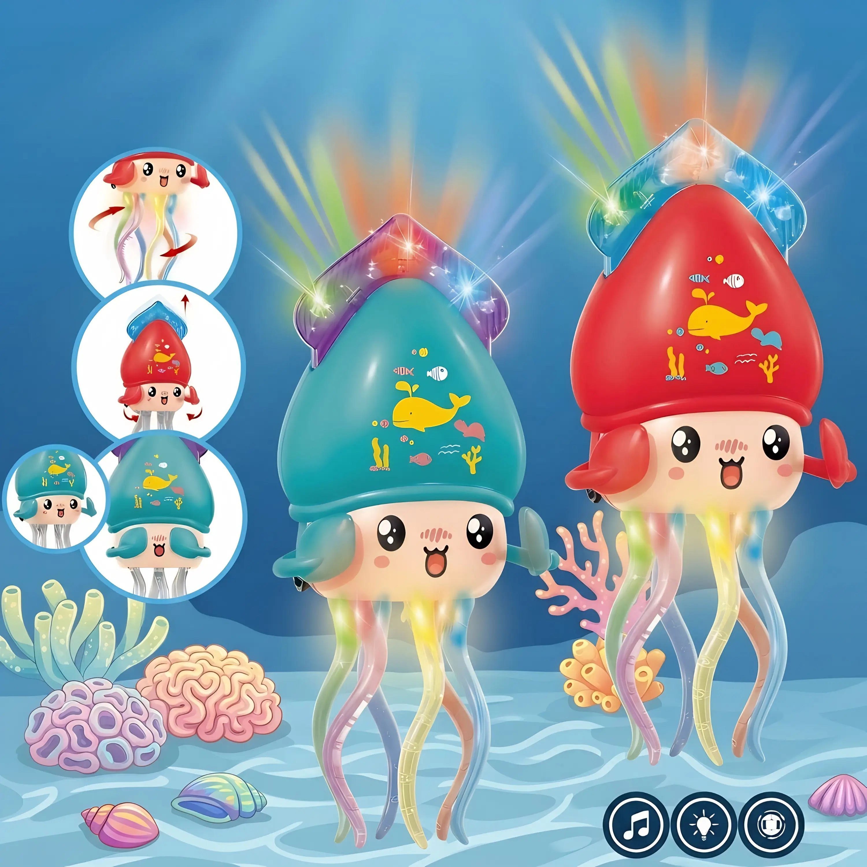 Dancing Jellyfish Toy with Lights and Musical Melodies