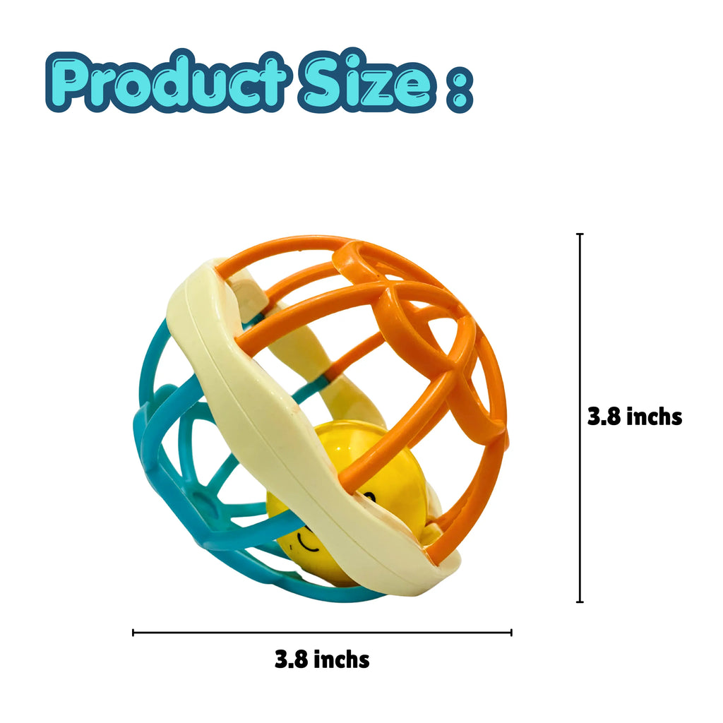 Baby Rattle Toy Set - Musical Infant Toys for Tummy Time