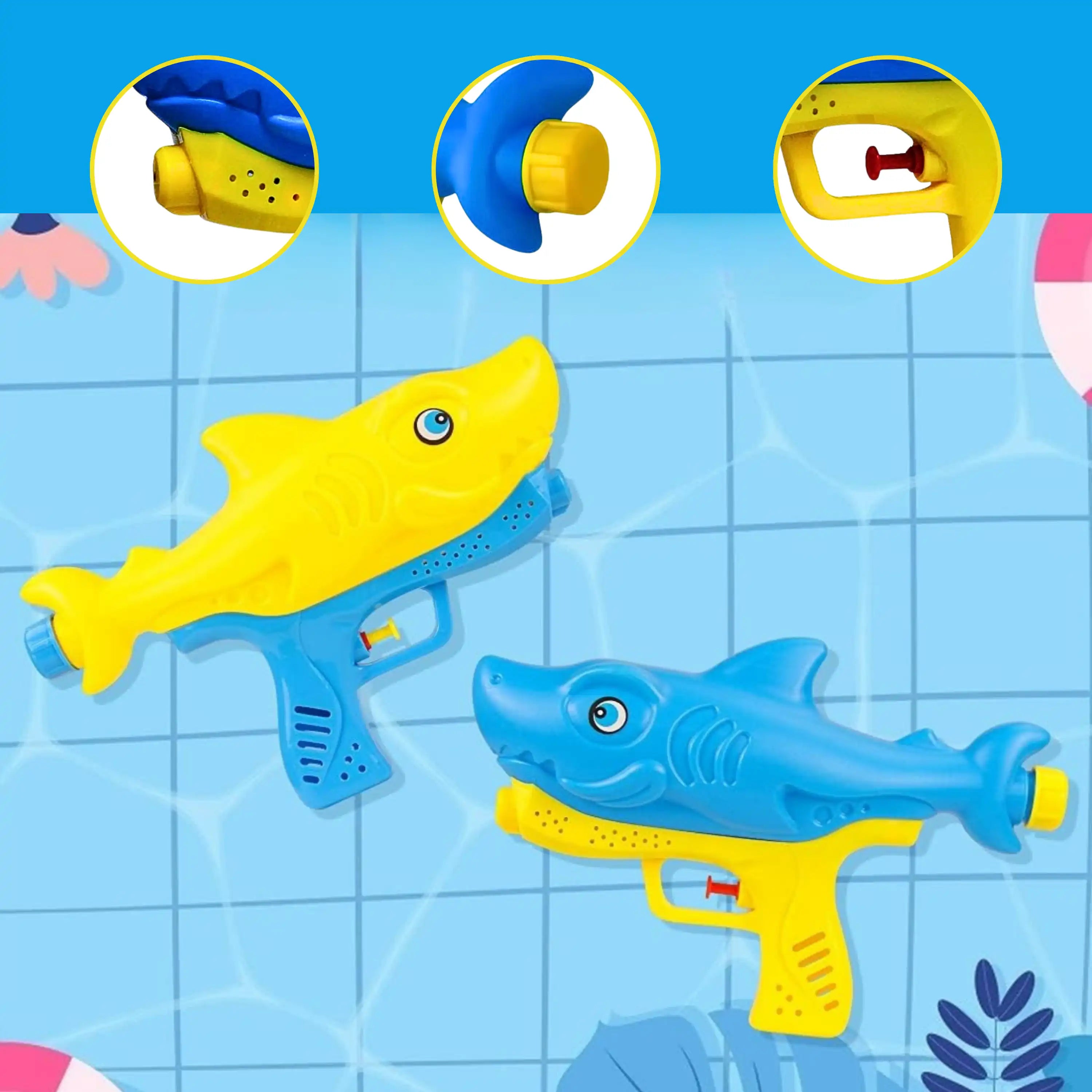 Shark-Blast Water Gun – High-Pressure Squirt Guns