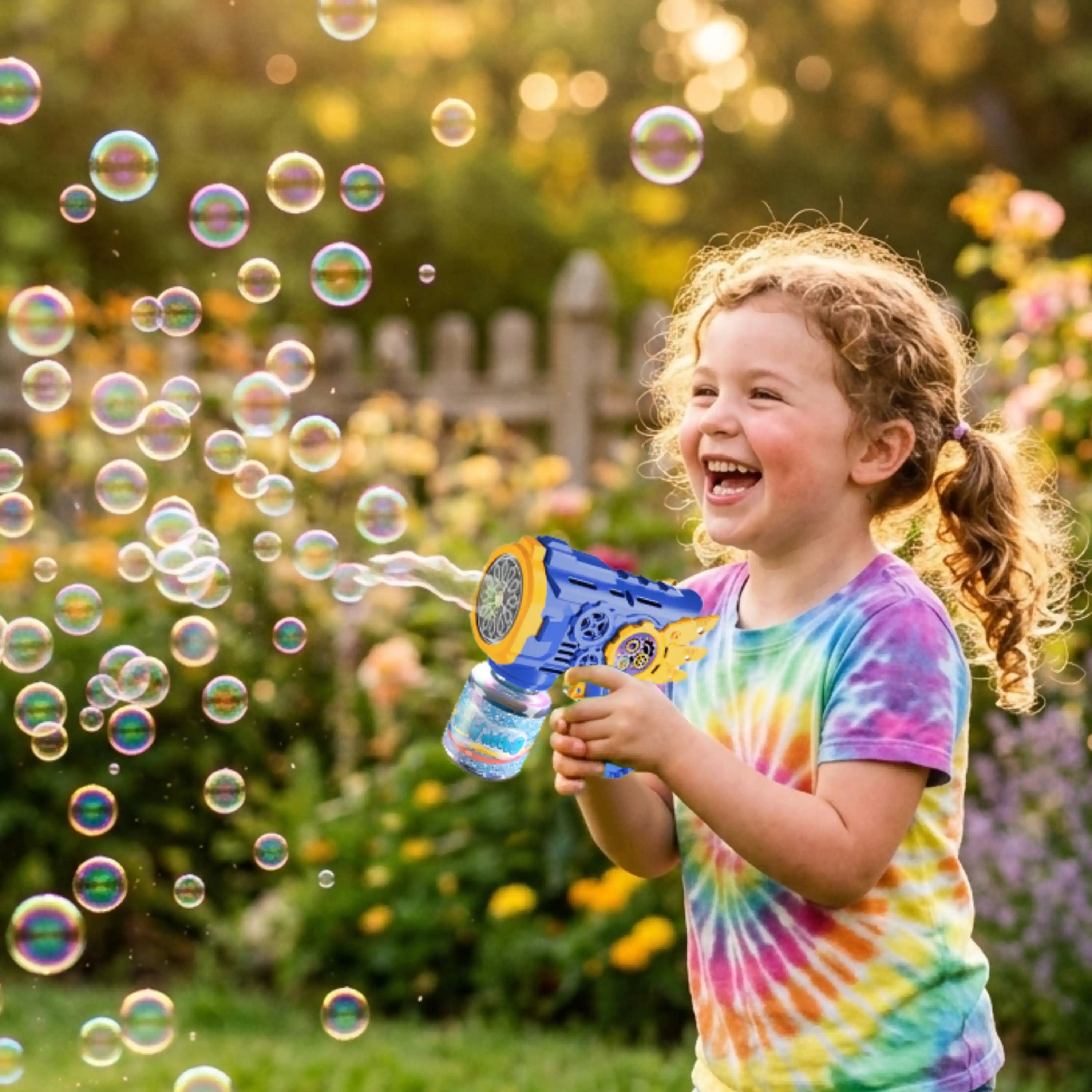 Bubble Gun - Turbo-Powered Electric Bubble Gun