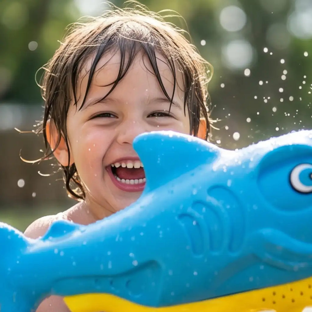 Shark-Blast Water Gun – High-Pressure Squirt Guns