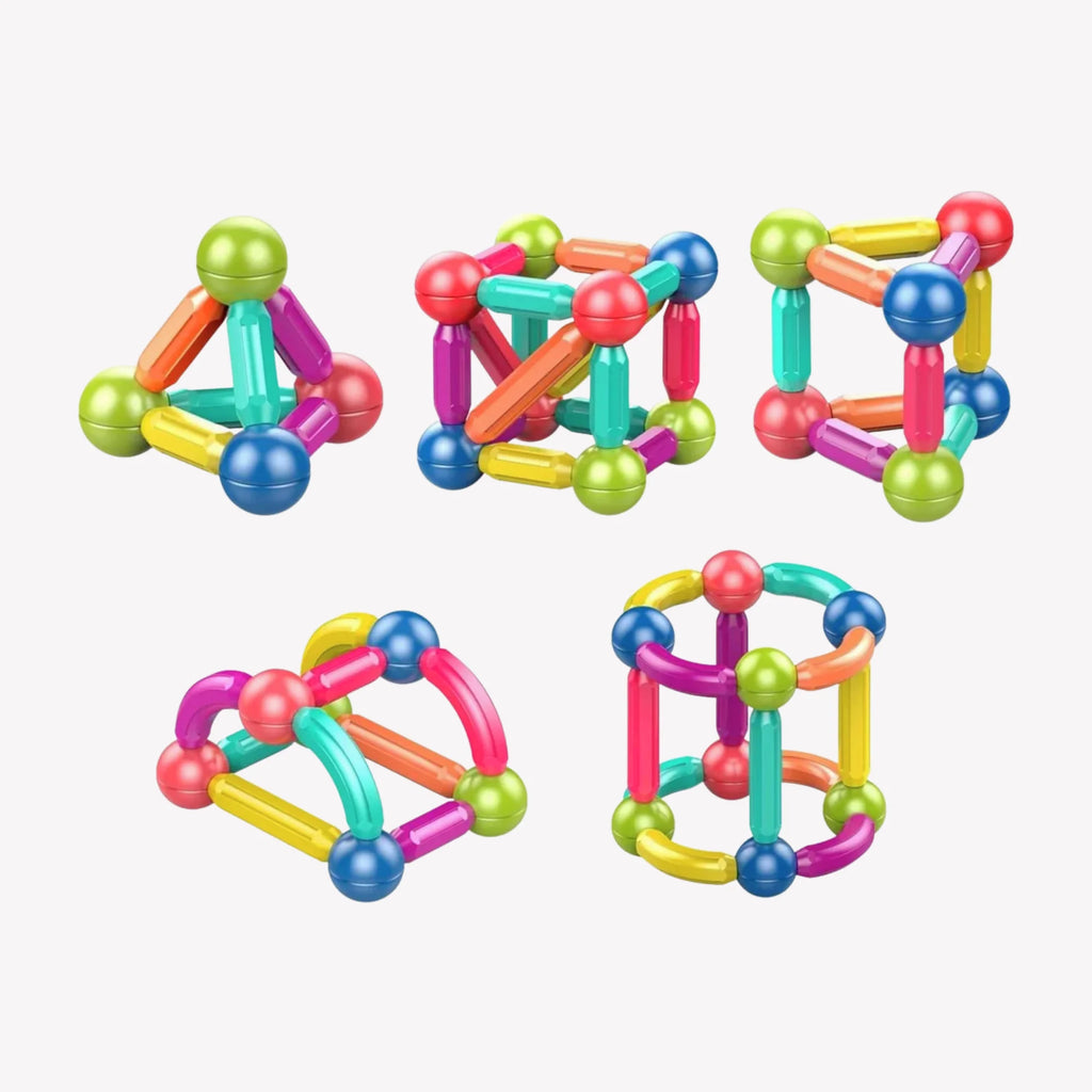 Magnetic Blocks Set – Educational 3D Construction Toys