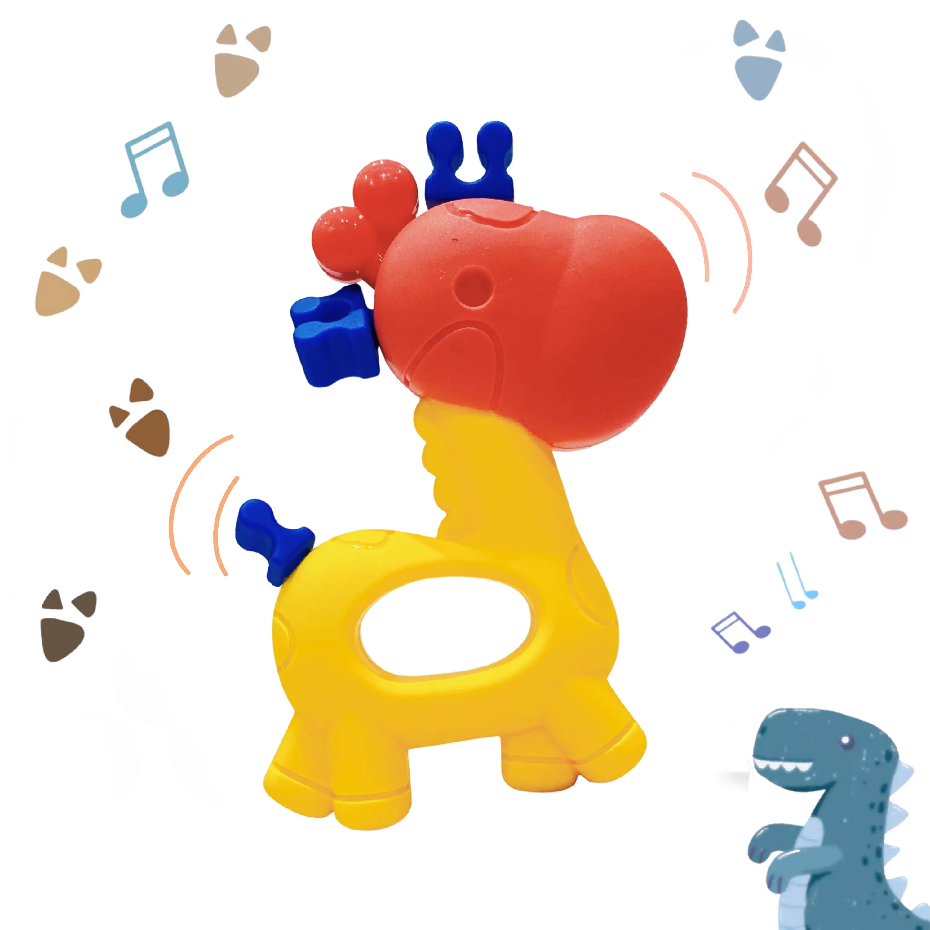 Baby Rattle Toy Set - Musical Infant Toys for Tummy Time