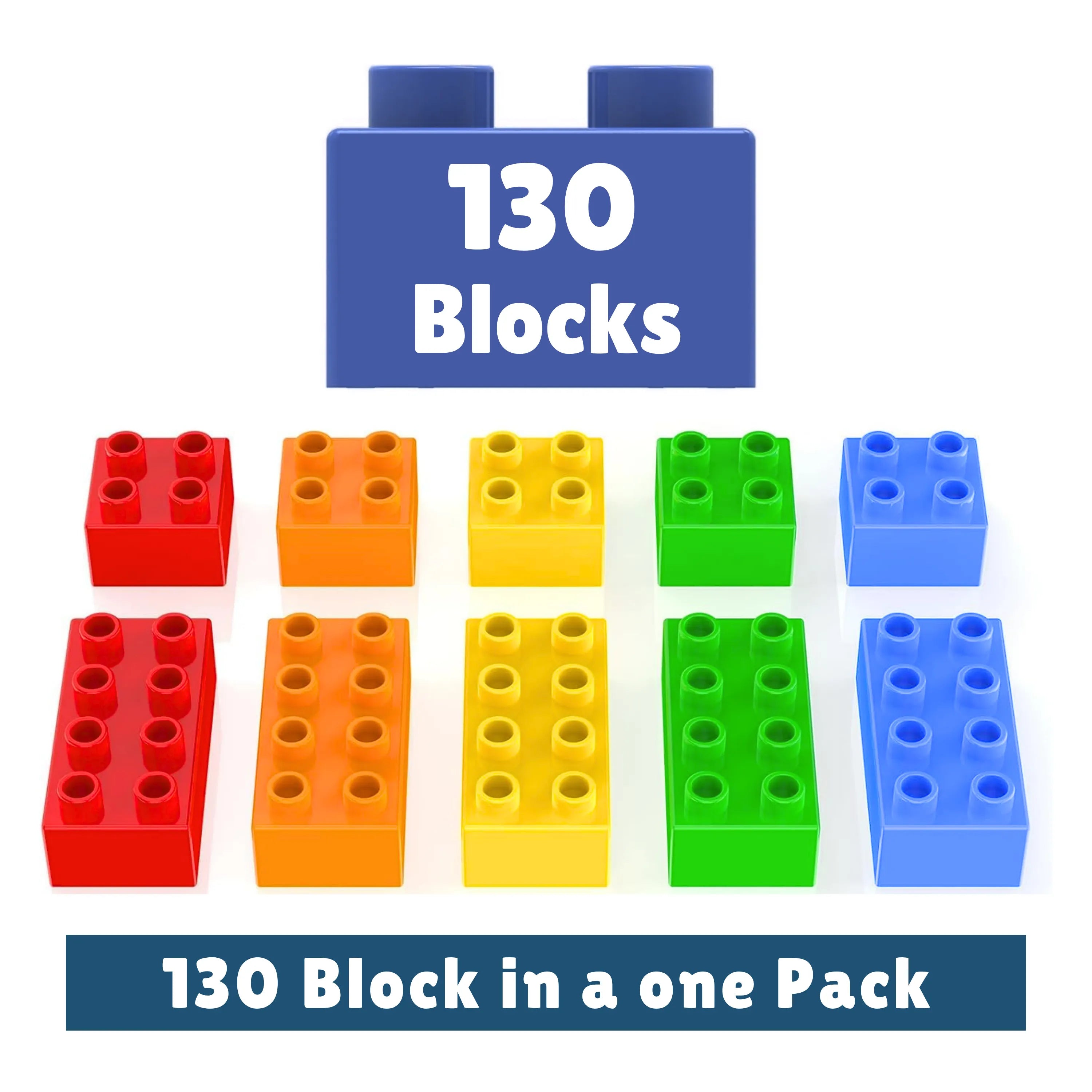 130-Piece Ultimate Creative Building Block Set