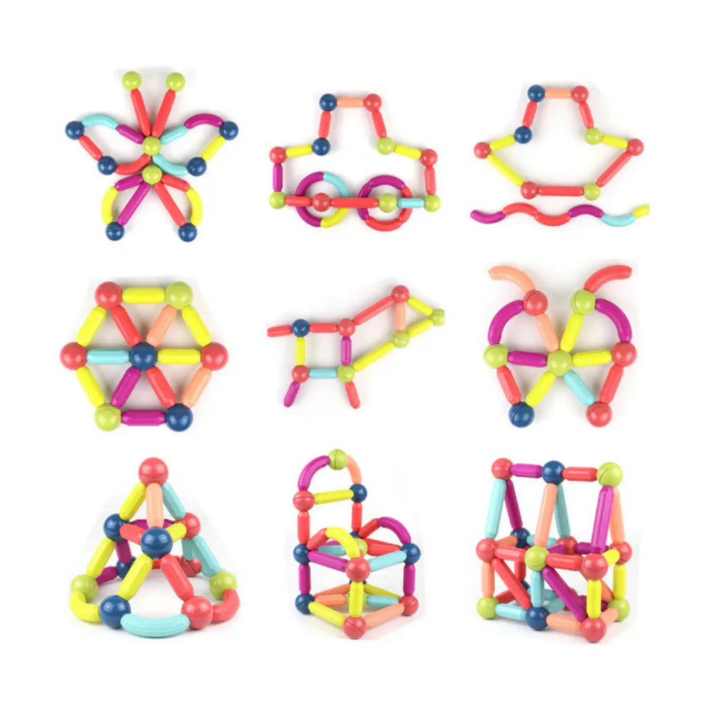 Magnetic Blocks Set – Educational 3D Construction Toys