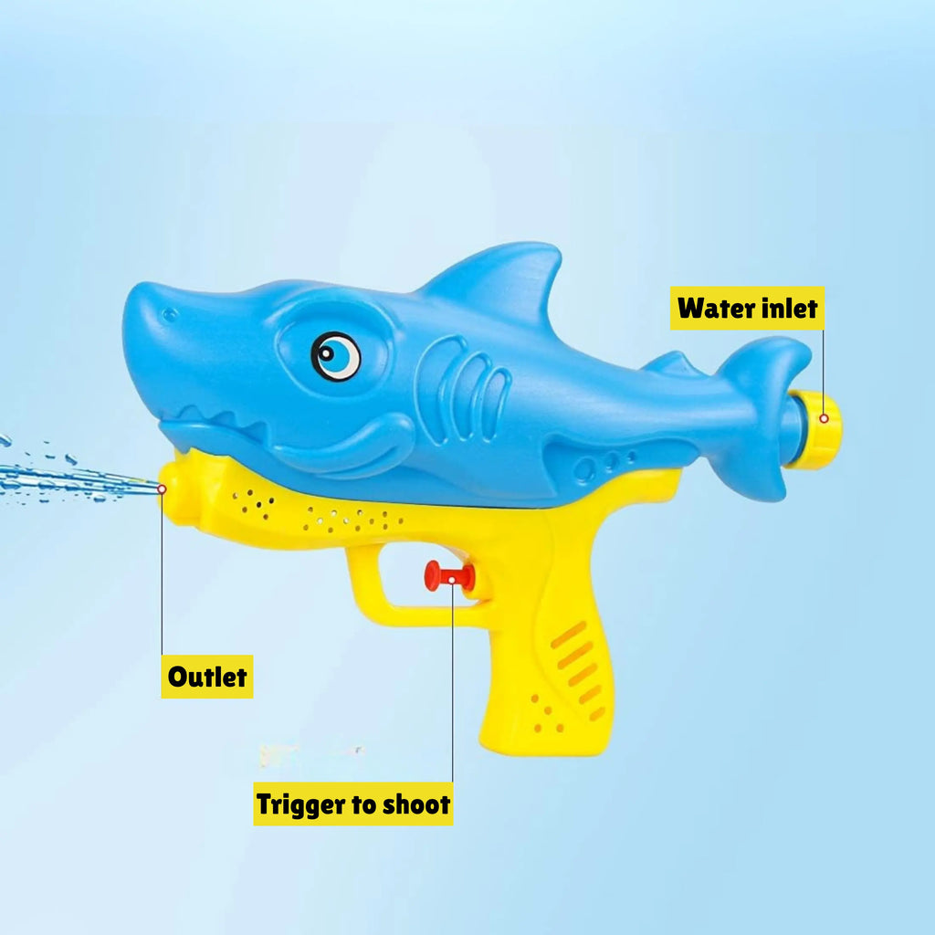 Shark-Blast Water Gun – High-Pressure Squirt Guns