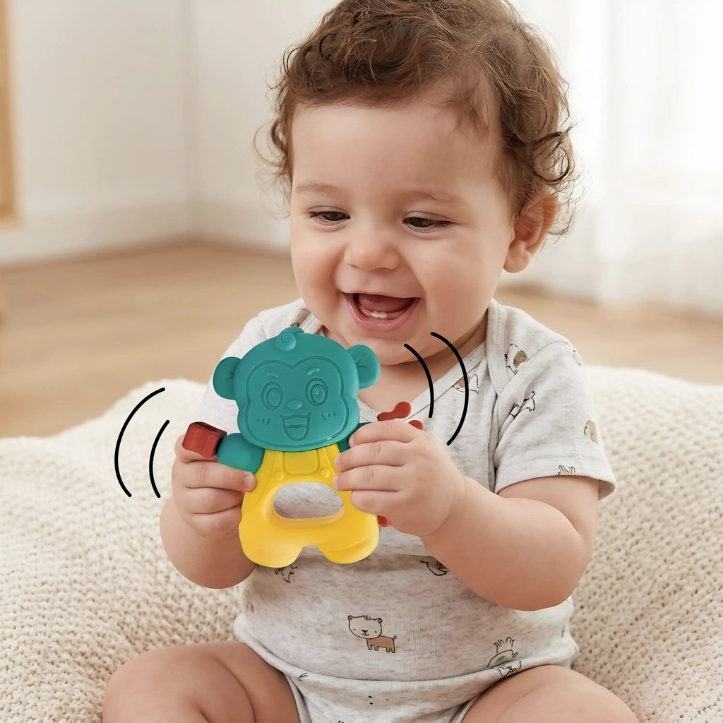 Baby Rattle Toy Set - Musical Infant Toys for Tummy Time