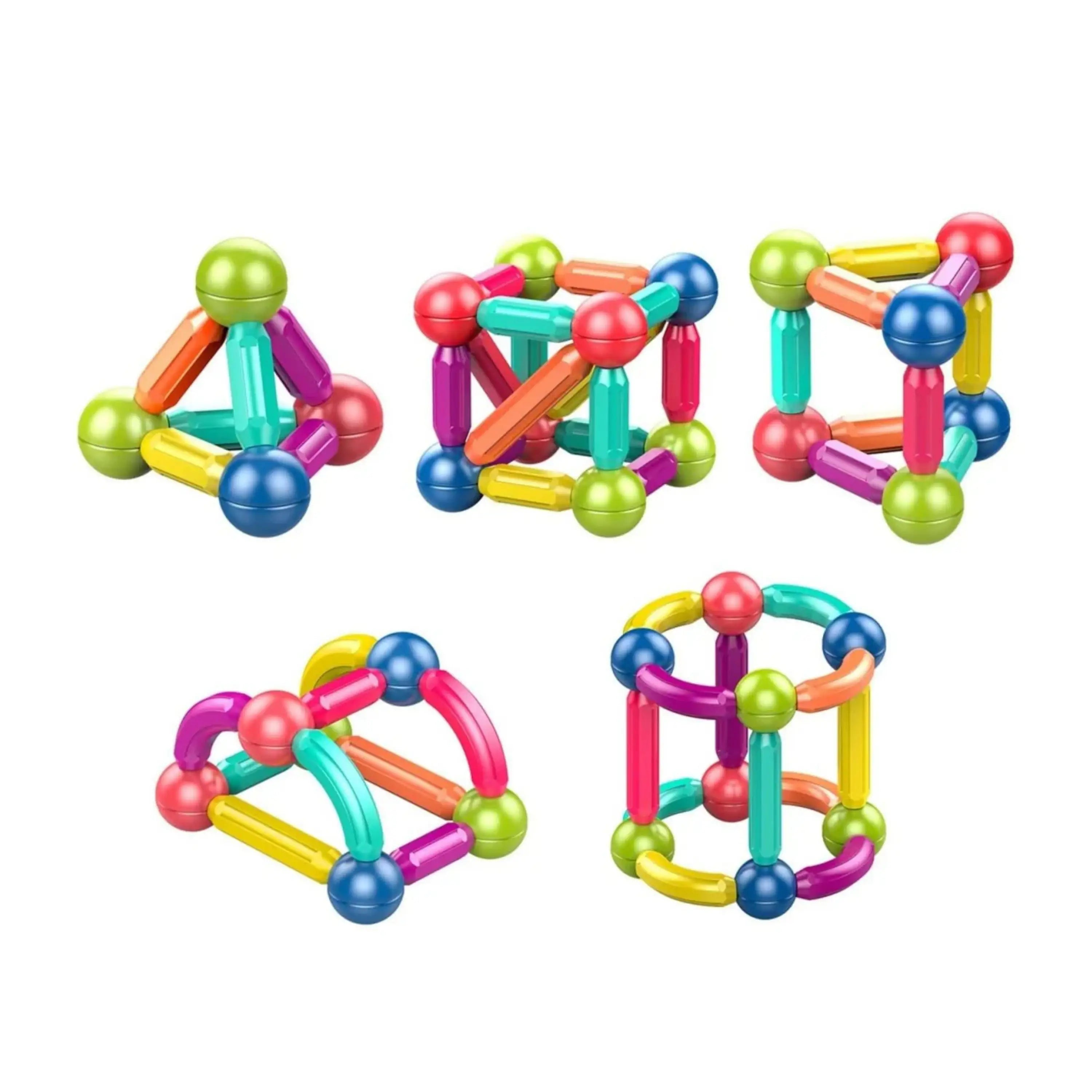Magnetic Blocks Set – Educational 3D Construction Toys