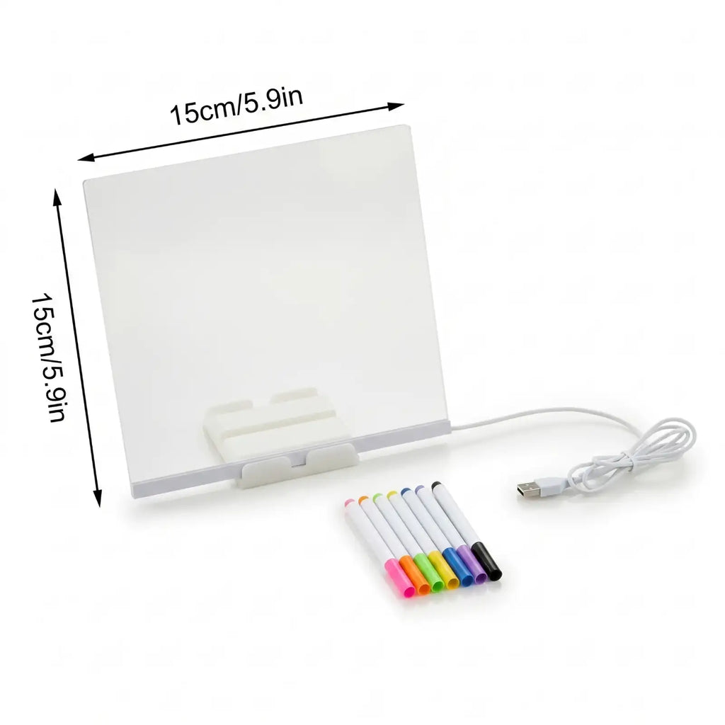 LED Neon Drawing Board for Kids
