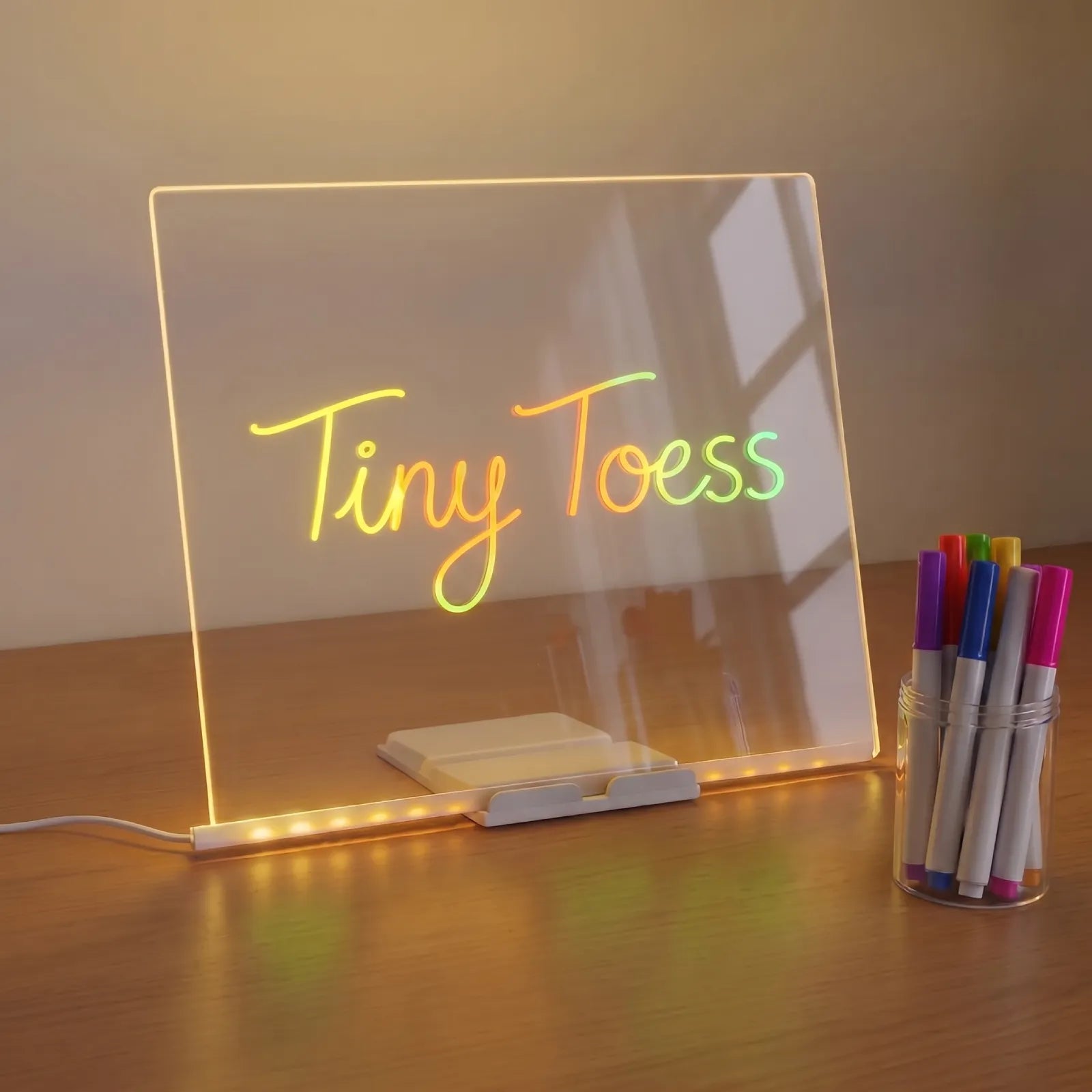 LED Neon Drawing Board for Kids