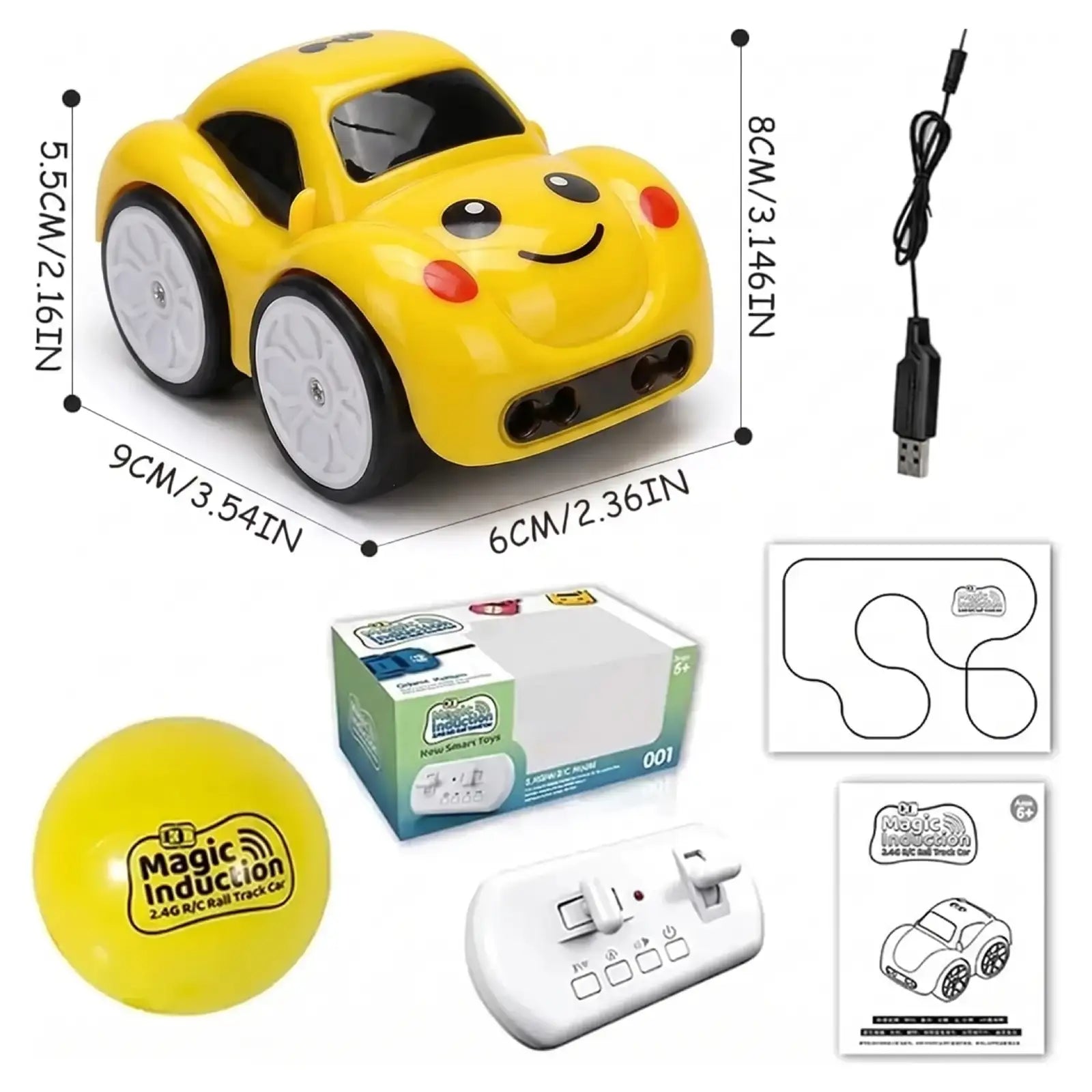 Magic Induction 2.4G RC Rail Track Car