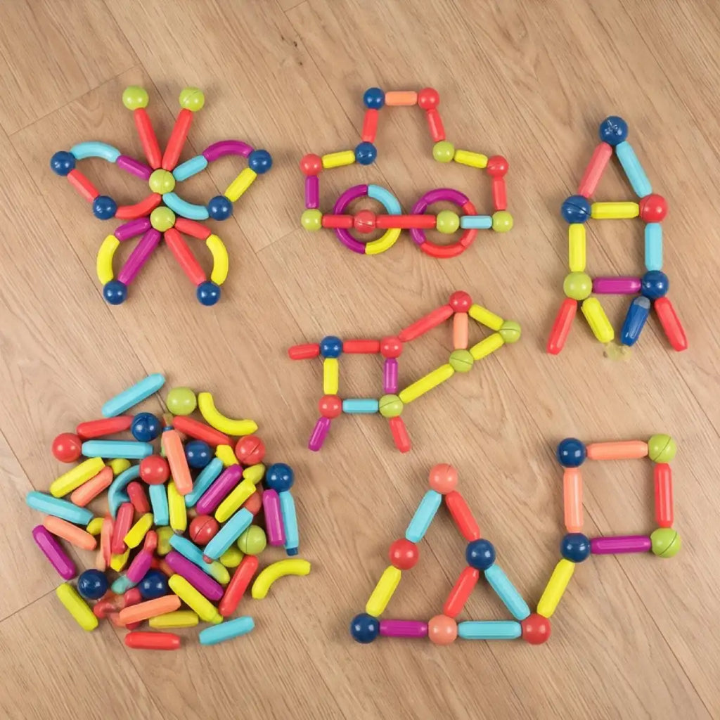 Magnetic Blocks Set – Educational 3D Construction Toys