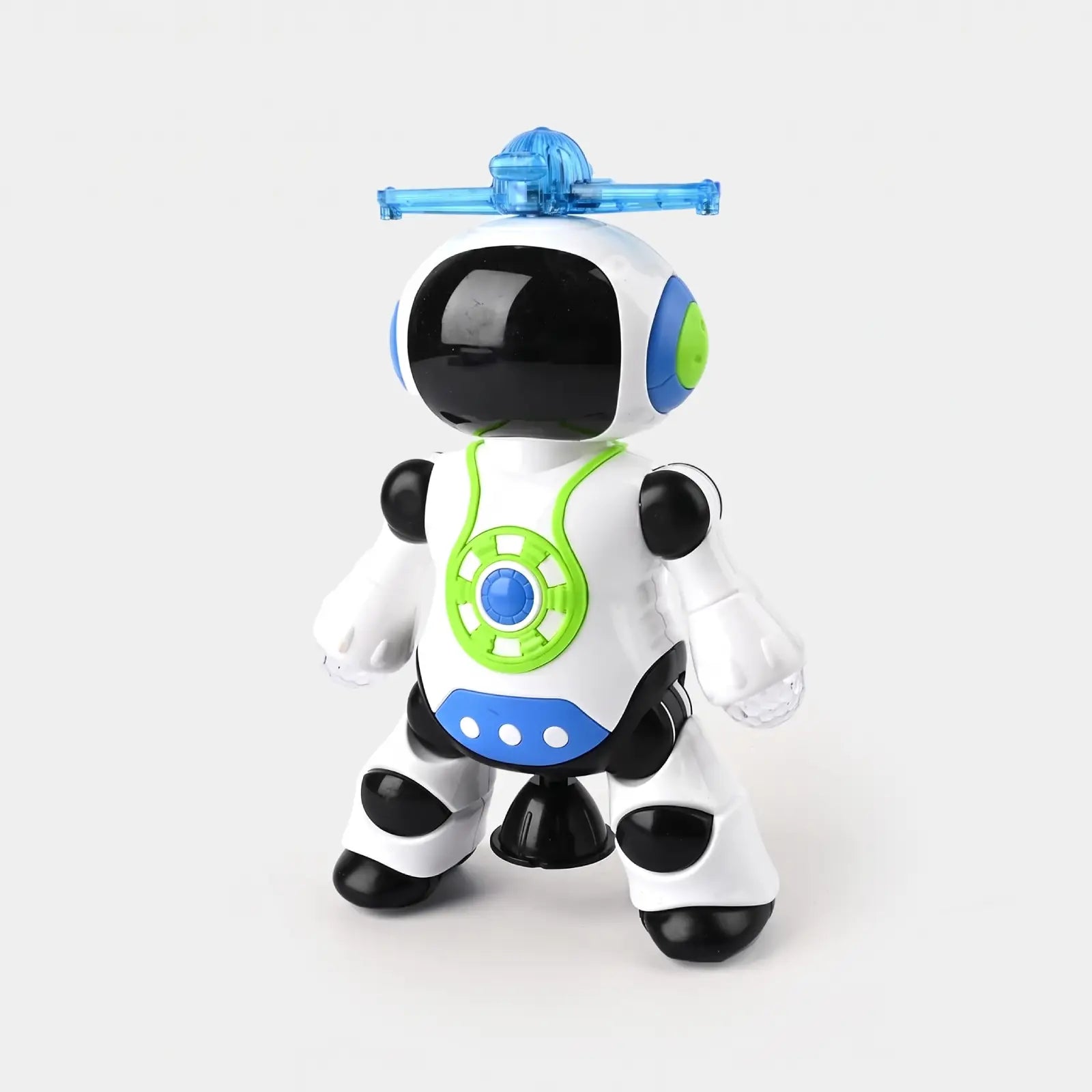 Dancing robot astronaut design close-up