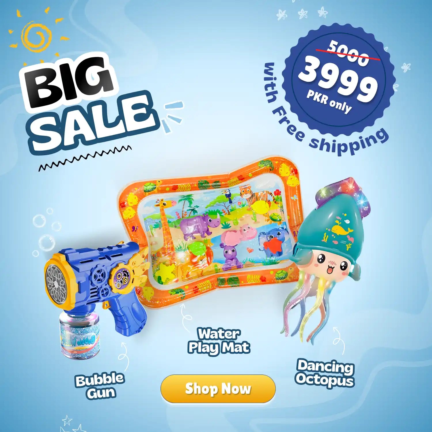 3-in-1 Sensory & Active Play Bundle