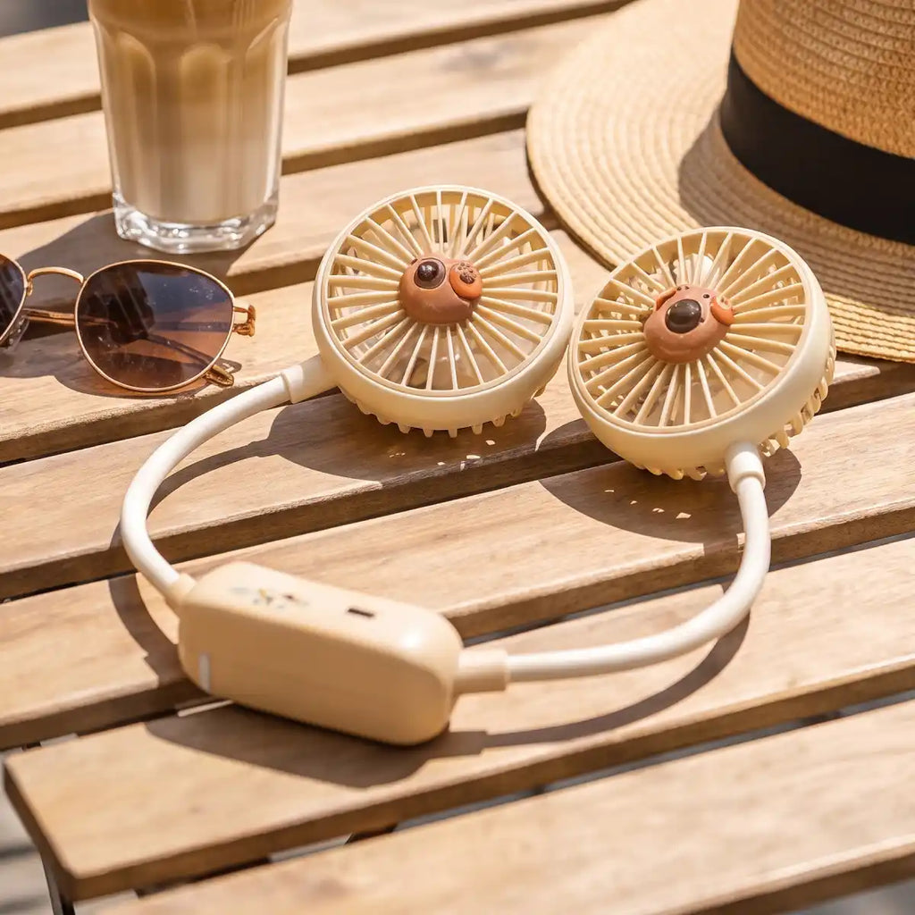 Rechargeable Neck Fan — Bear Buddy Portable Fan