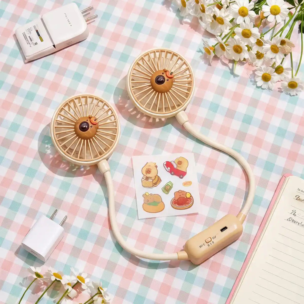 Rechargeable Neck Fan — Bear Buddy Portable Fan